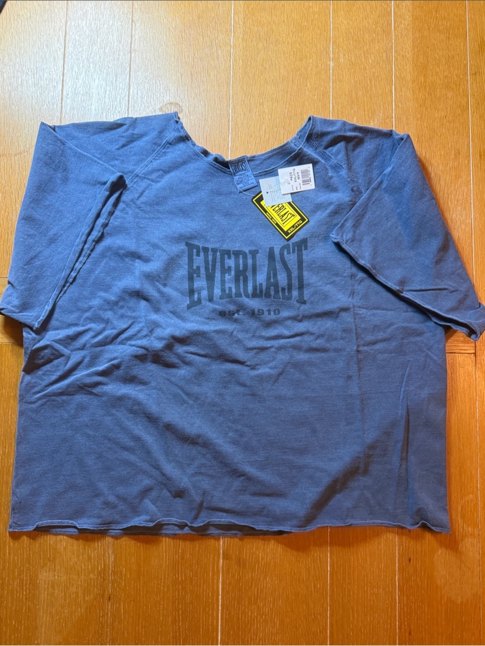 Everlast Navy Blue Logo Short-Sleeve Tee for Men XXL